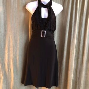 📌 "Dots" Awesome black Party Dress